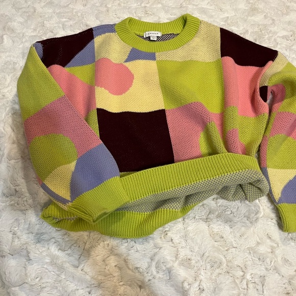 Colorful Patchwork Sweater - Picture 1 of 6